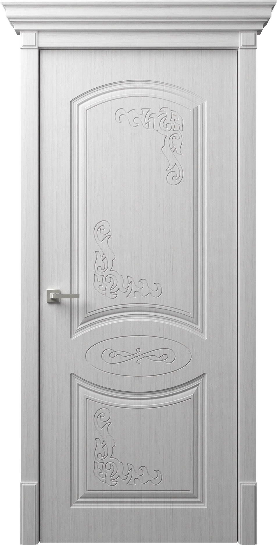 Изысканные двери DOMINICA D1-1 от dreamDoors:  двери с объёмной фрезеровкой | Покрытие ПВХ/ЭМАЛЬ