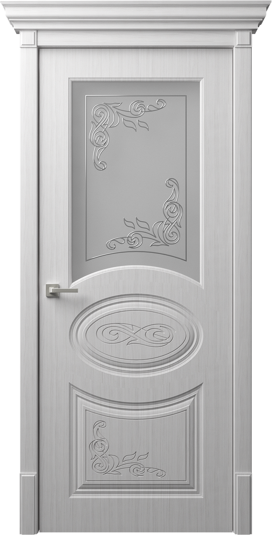 Изысканные двери DOMINICA D7-3 от dreamDoors:  двери с объёмной фрезеровкой | Покрытие ПВХ/ЭМАЛЬ