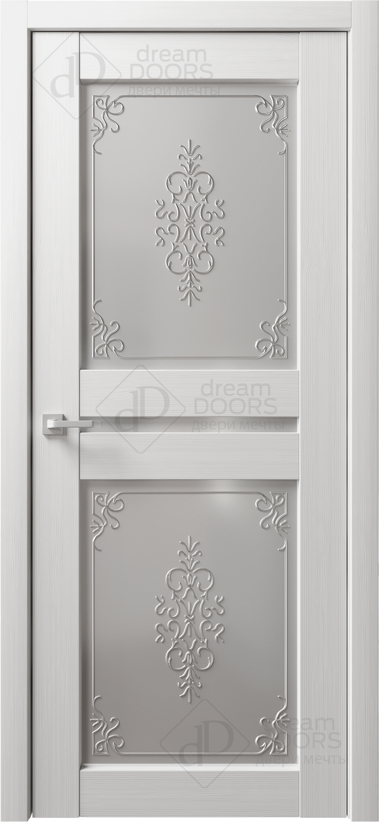 Царговые межкомнатные двери ПВХ с фрезеровкой GRAND G1 от Dream Doors купить в СПБ с доставкой и установкой. Бесплатный замер и консультация