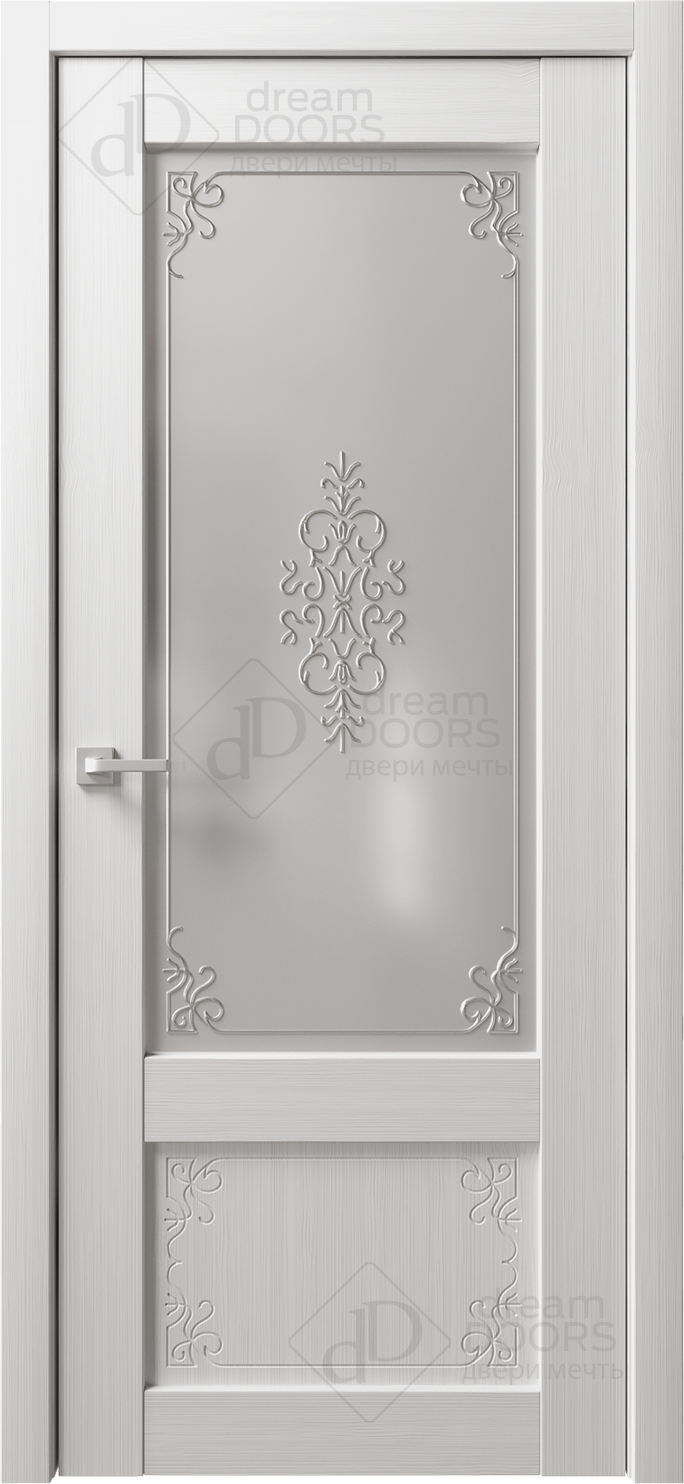 Царговые межкомнатные двери с фрезеровкой GRAND G26 от Dream Doors