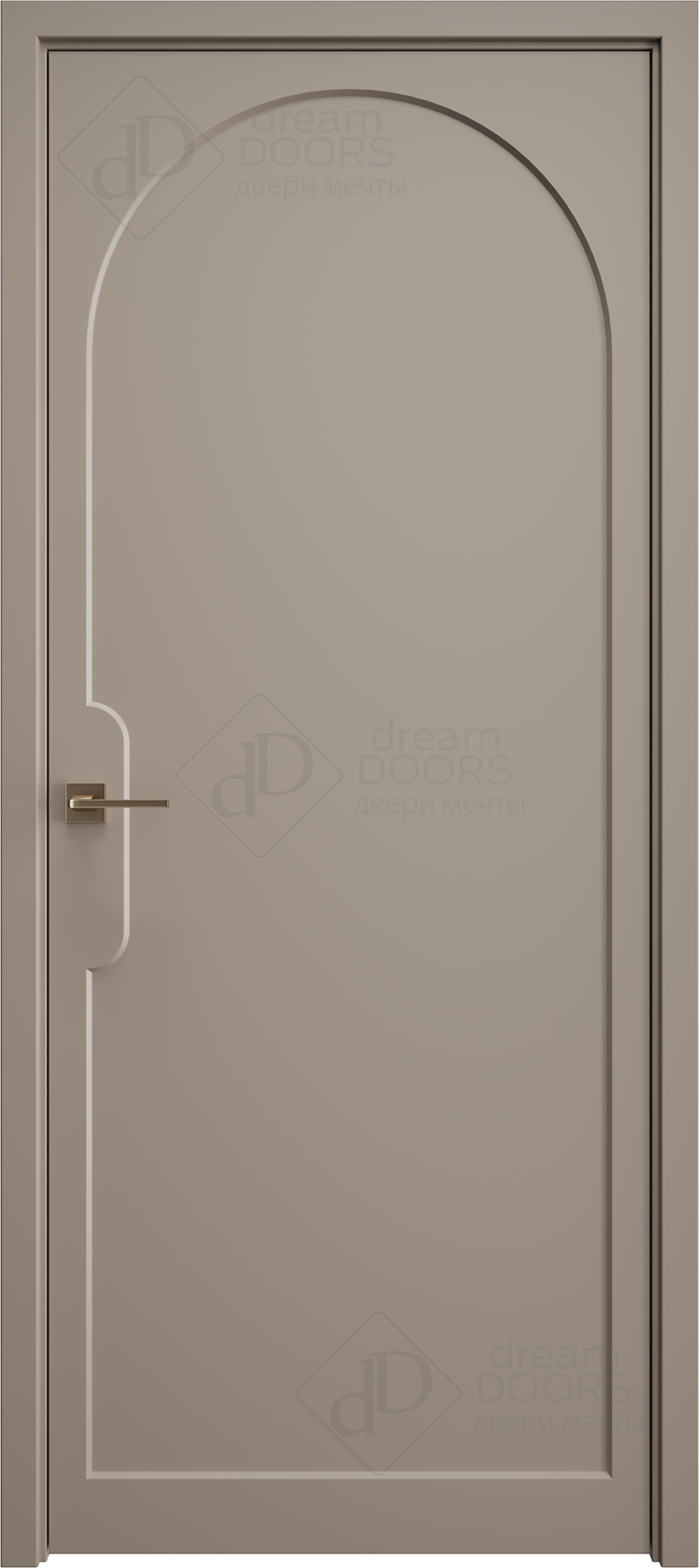 Современные двери с контурной отделкой | DUNE 1 от Dream Doors с покрытием ПВХ/ЭМАЛЬ RAL/NCS