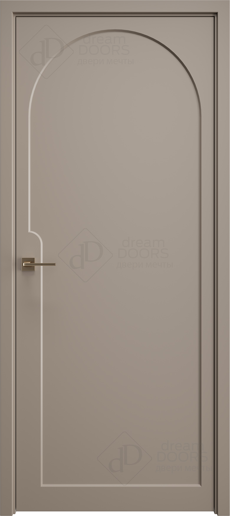 Современные двери с контурной отделкой | DUNE 2 от Dream Doors с покрытием ПВХ/ЭМАЛЬ RAL/NCS
