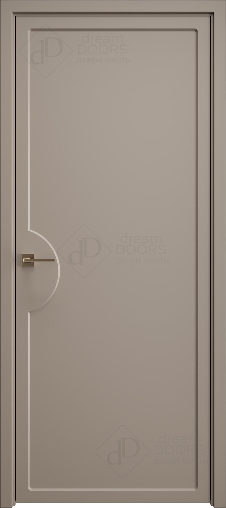 Современные двери с контурной отделкой | DUNE 5 от Dream Doors с покрытием ПВХ/ЭМАЛЬ RAL/NCS