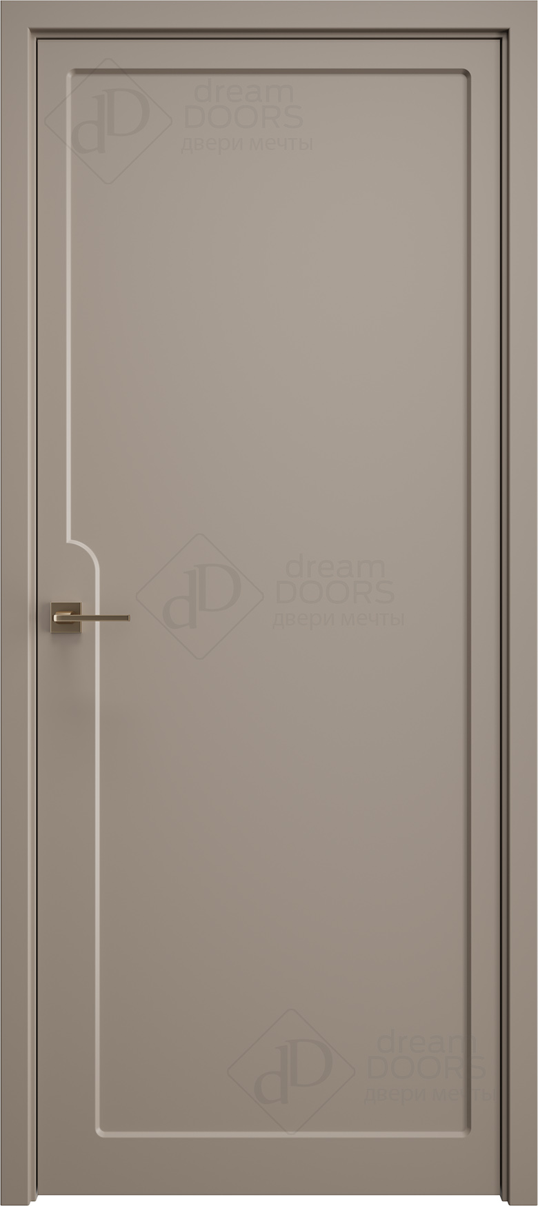 Современные двери с контурной отделкой | DUNE 7 от Dream Doors с покрытием ПВХ/ЭМАЛЬ RAL/NCS