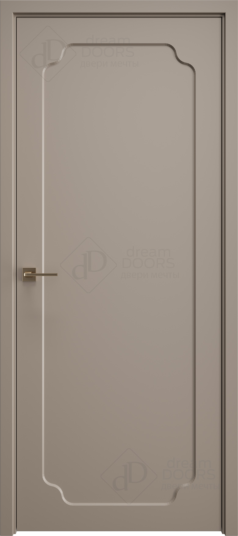 Современные двери с контурной отделкой | DUNE 10 от Dream Doors с покрытием ПВХ/ЭМАЛЬ RAL/NCS