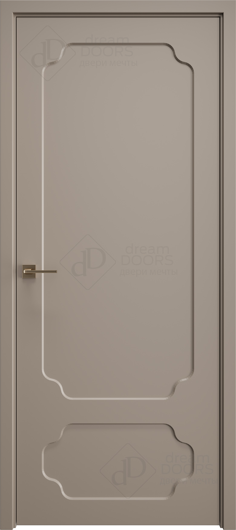 Современные двери с контурной отделкой | DUNE 11 от Dream Doors с покрытием ПВХ/ЭМАЛЬ RAL/NCS