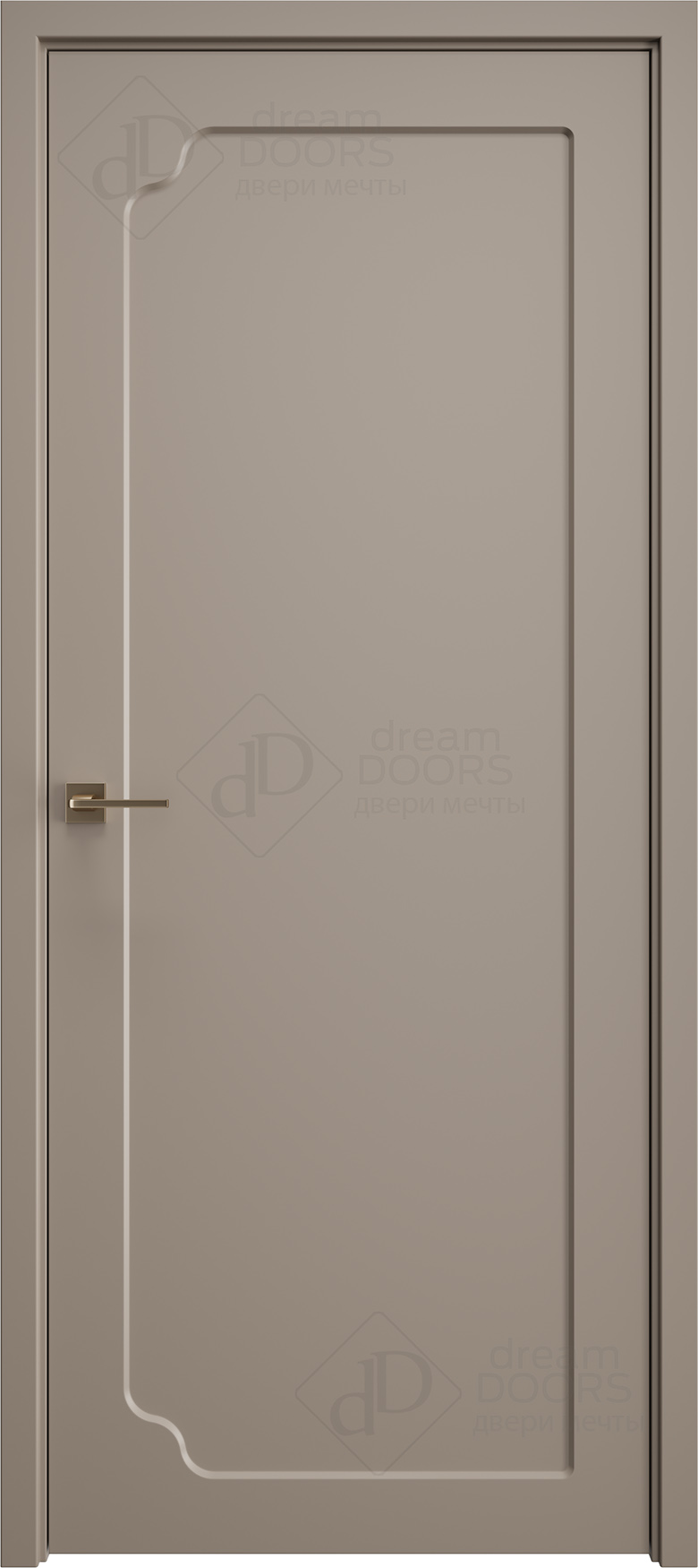 Современные двери с контурной отделкой | DUNE 12 от Dream Doors с покрытием ПВХ/ЭМАЛЬ RAL/NCS