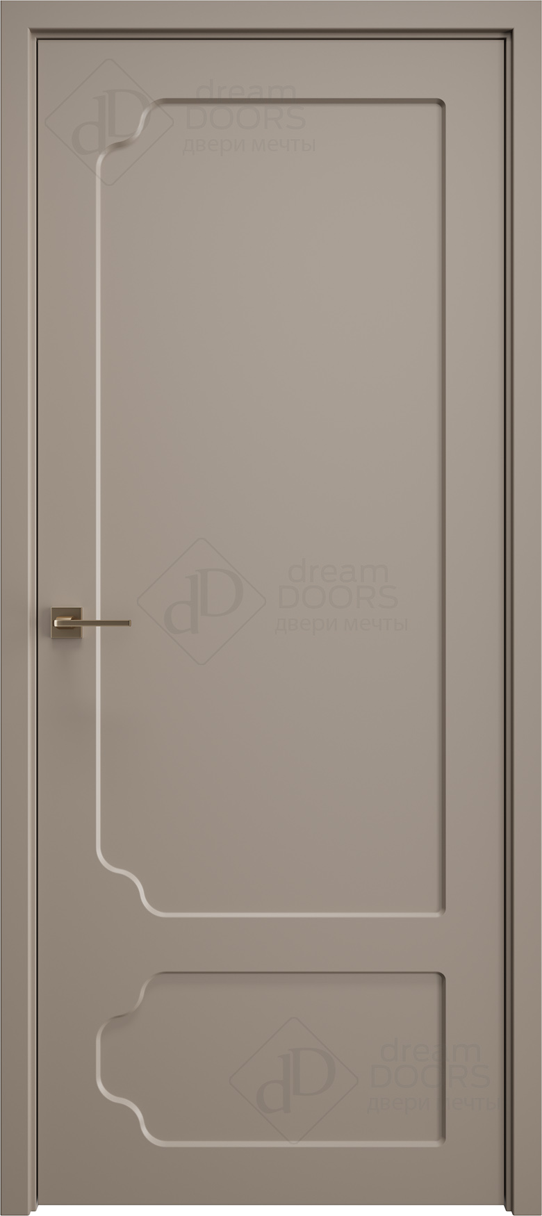 Современные двери с контурной отделкой | DUNE 14 от Dream Doors с покрытием ПВХ/ЭМАЛЬ RAL/NCS