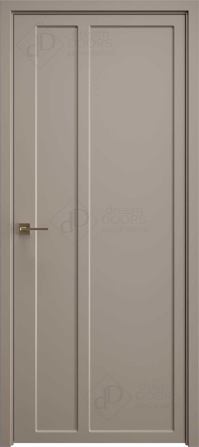 Современные двери с контурной отделкой | DUNE 18 от Dream Doors с покрытием ПВХ/ЭМАЛЬ RAL/NCS