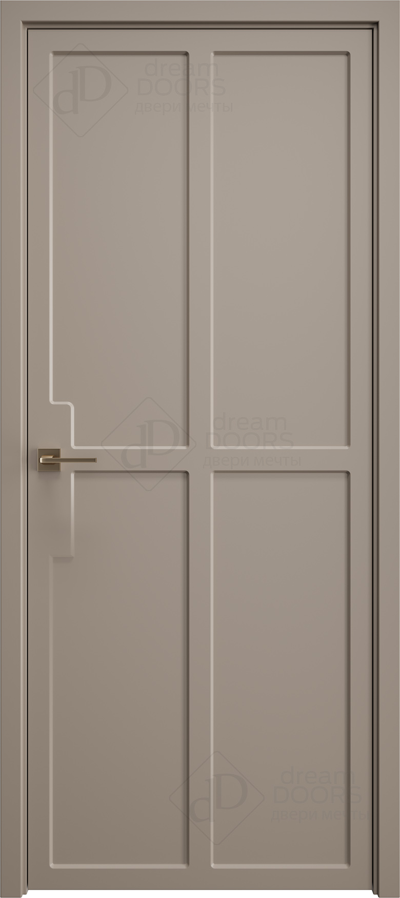 Современные двери с контурной отделкой | DUNE 20 от Dream Doors с покрытием ПВХ/ЭМАЛЬ RAL/NCS