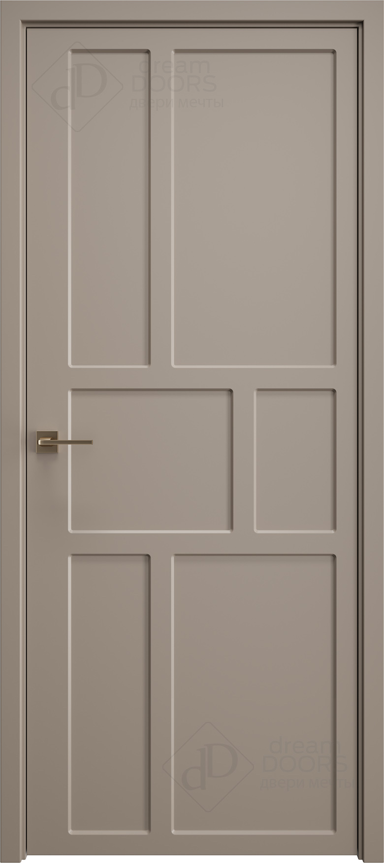 Современные двери с контурной отделкой | DUNE 22 от Dream Doors с покрытием ПВХ/ЭМАЛЬ RAL/NCS