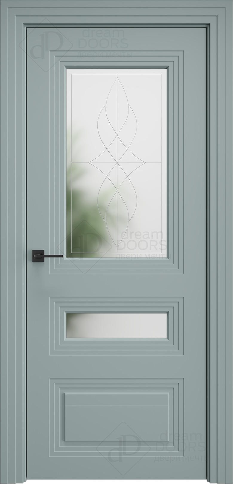Межкомнатные двери STEP 8 от DreamDoors: стильные двери с объёмной фрезеровкой | Покрытие ПВХ/ЭМАЛЬ