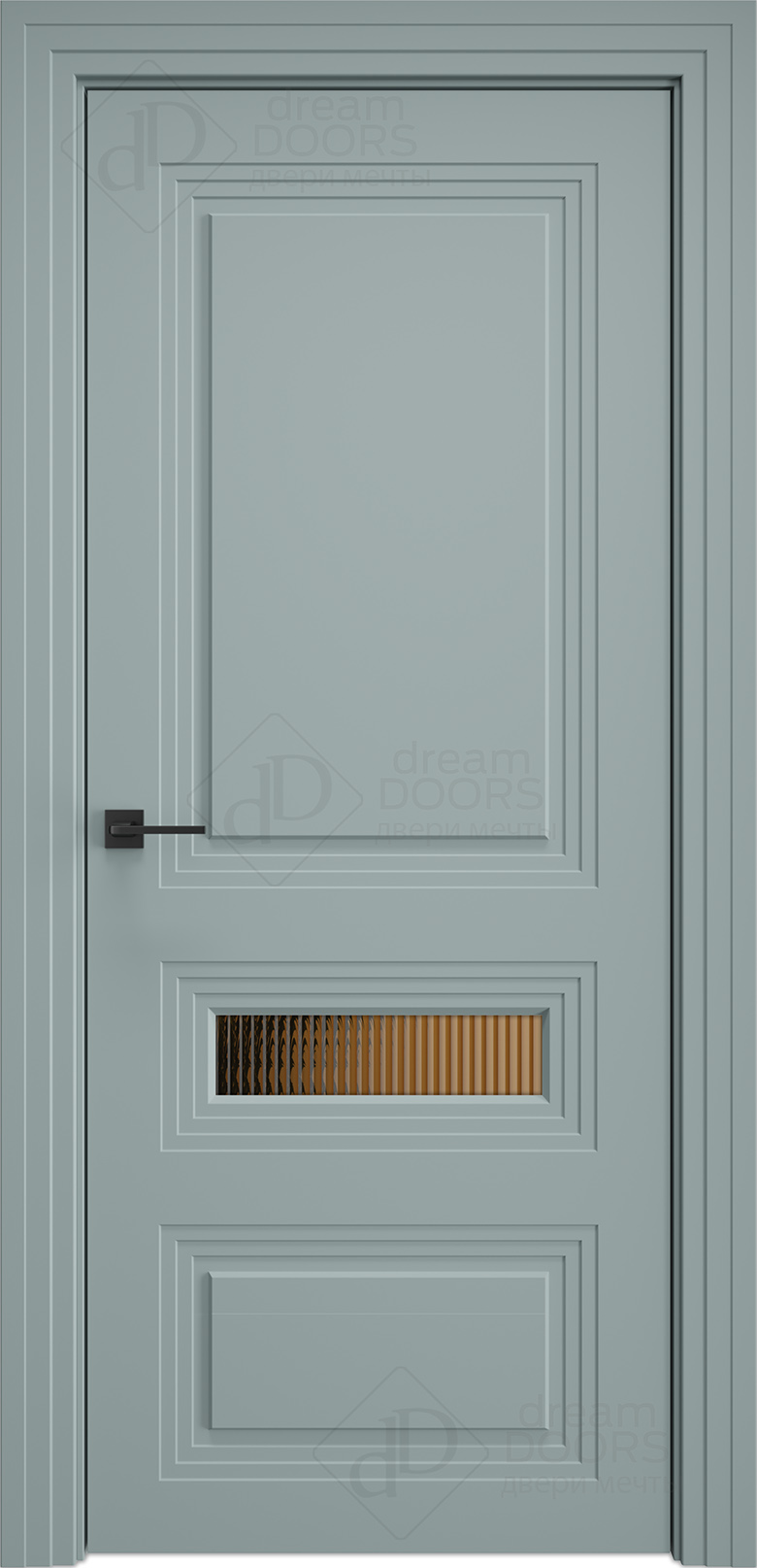 Межкомнатные двери STEP 8-3 от DreamDoors: стильные двери с объёмной фрезеровкой | Покрытие ПВХ/ЭМАЛЬ