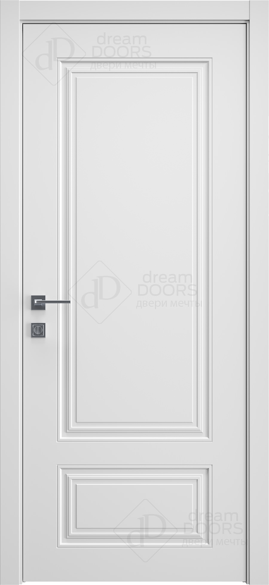 Элегантные двери NORD NO5 от dreamDoors:  двери с объёмной фрезеровкой | Покрытие ПВХ/ЭМАЛЬ