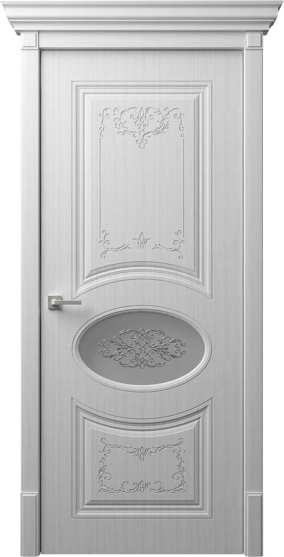Изысканные двери DOMINICA D5-4 от dreamDoors:  двери с объёмной фрезеровкой | Покрытие ПВХ/ЭМАЛЬ