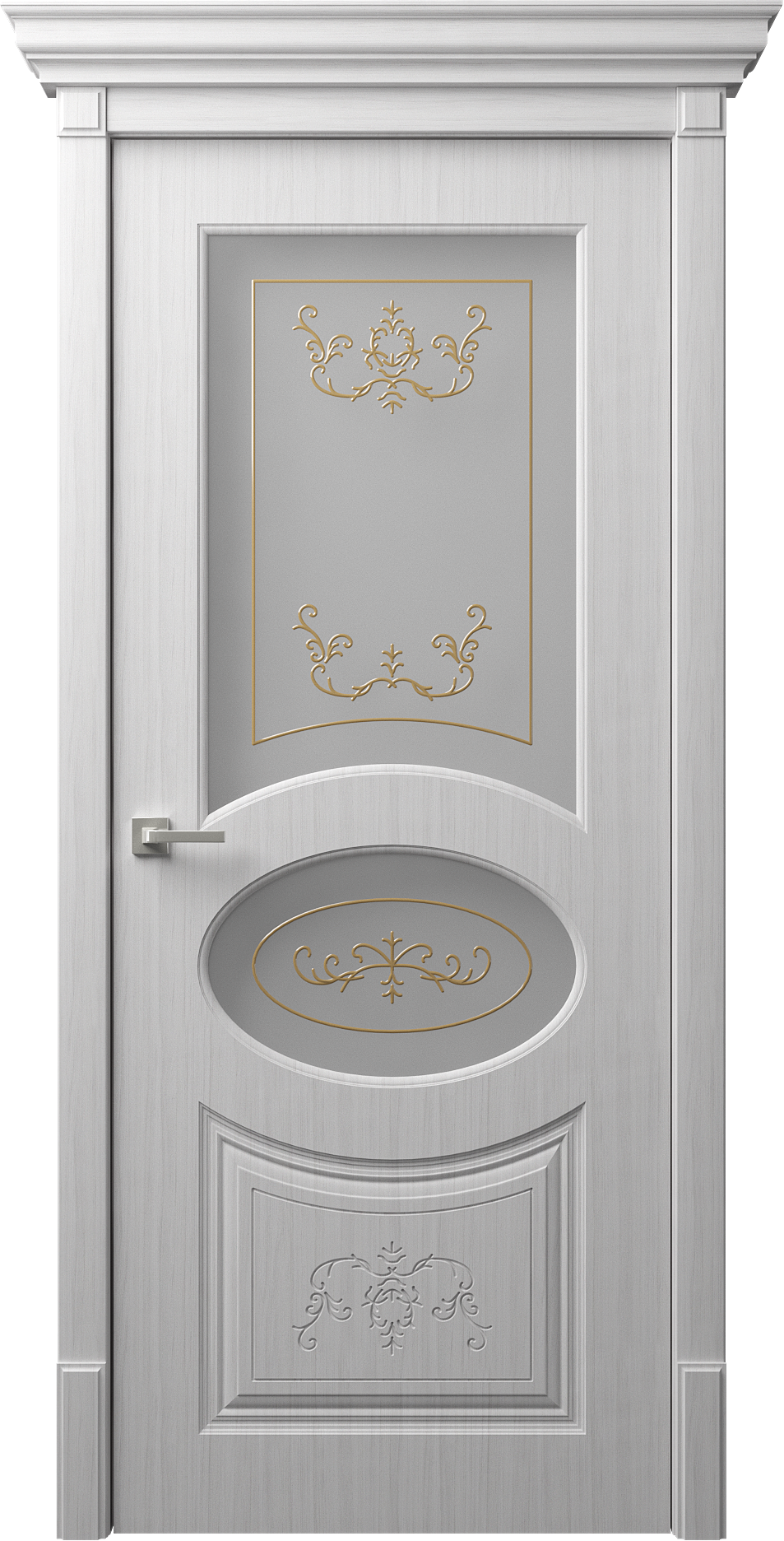 Изысканные двери DOMINICA D6-2 от dreamDoors:  двери с объёмной фрезеровкой | Покрытие ПВХ/ЭМАЛЬ