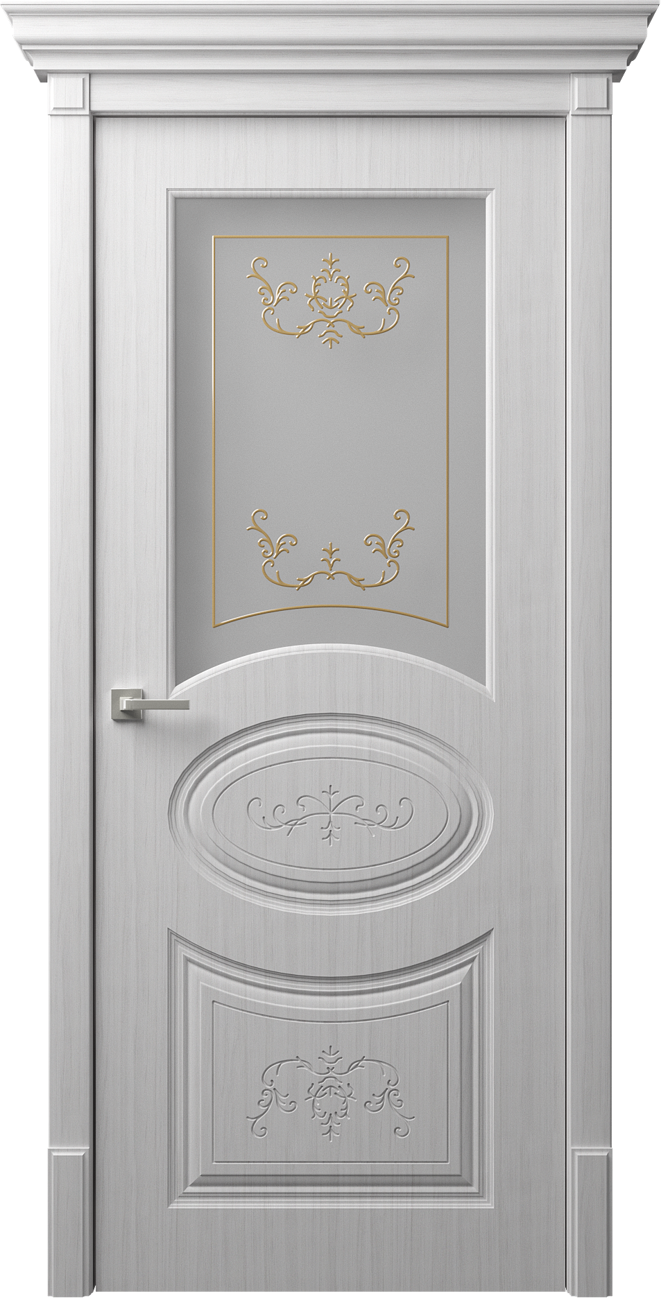 Изысканные двери DOMINICA D6-3 от dreamDoors:  двери с объёмной фрезеровкой | Покрытие ПВХ/ЭМАЛЬ