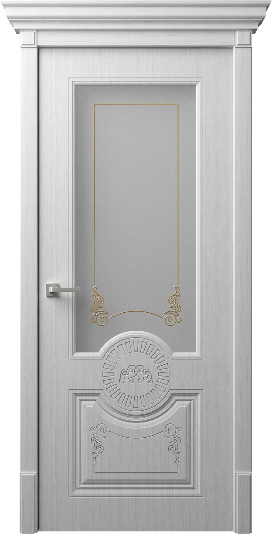 Изысканные двери DOMINICA D10-2 от dreamDoors:  двери с объёмной фрезеровкой | Покрытие ПВХ/ЭМАЛЬ