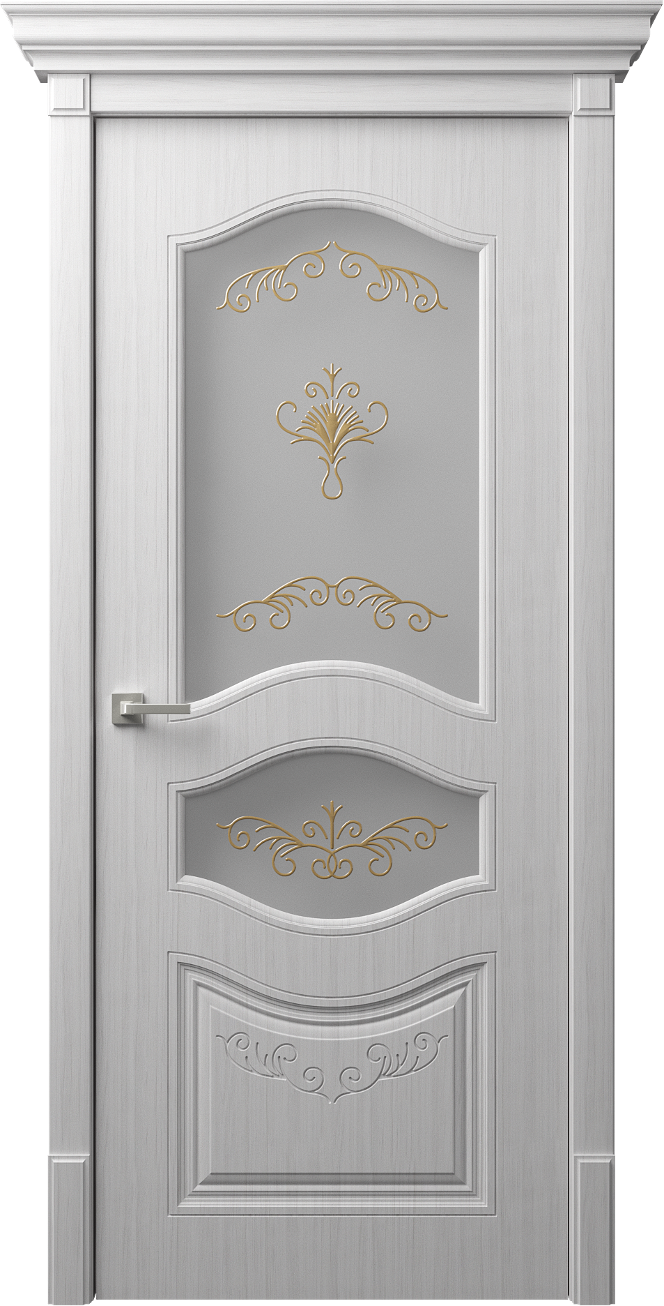 Изысканные двери DOMINICA D12-2 от dreamDoors:  двери с объёмной фрезеровкой | Покрытие ПВХ/ЭМАЛЬ