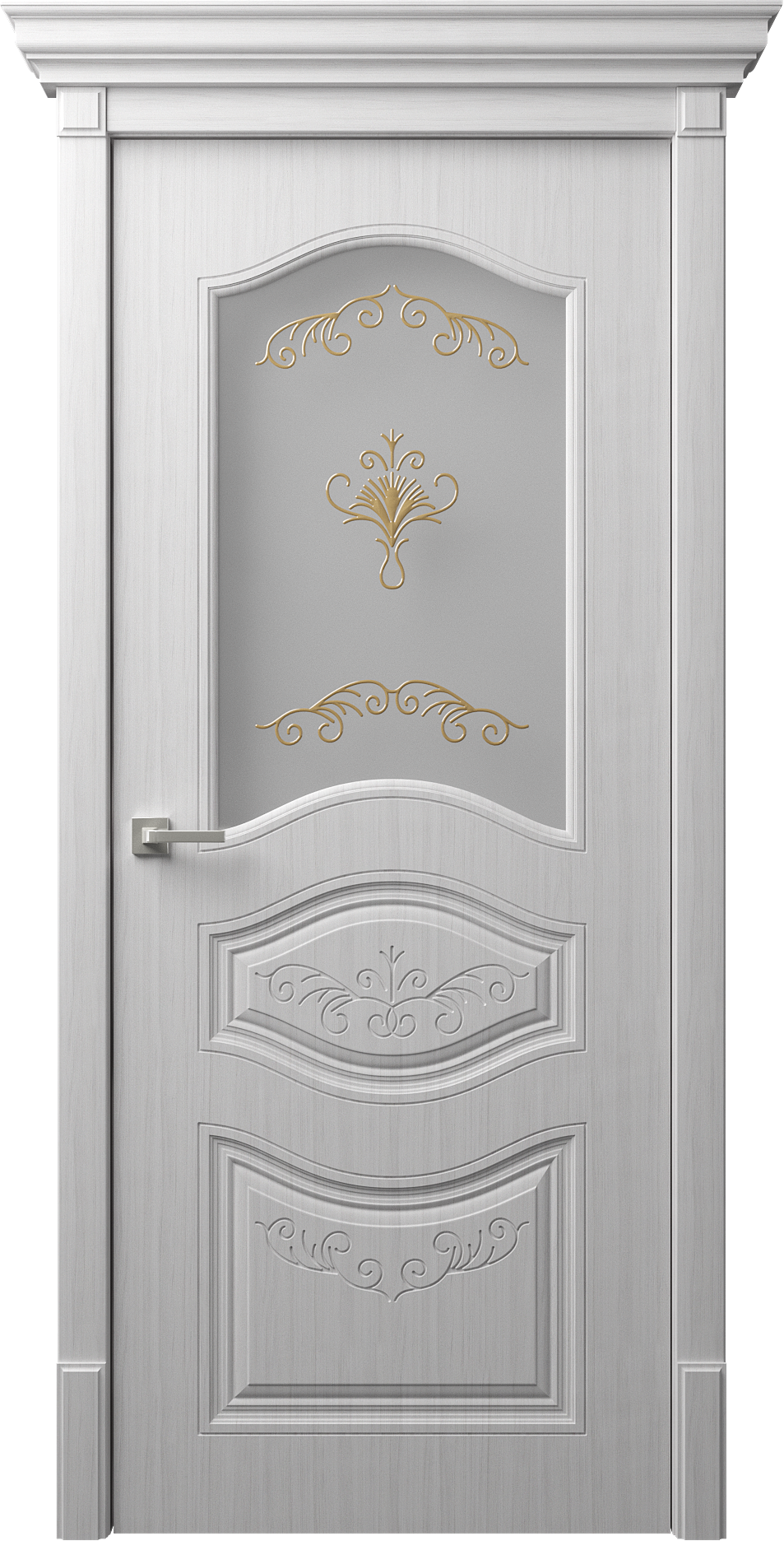Изысканные двери DOMINICA D12-3 от dreamDoors:  двери с объёмной фрезеровкой | Покрытие ПВХ/ЭМАЛЬ