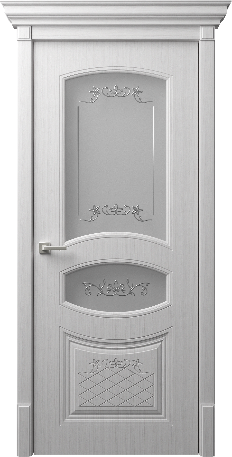Изысканные двери DOMINICA D14-2 от dreamDoors:  двери с объёмной фрезеровкой | Покрытие ПВХ/ЭМАЛЬ