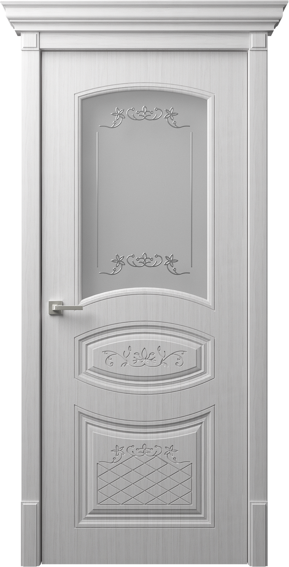 Изысканные двери DOMINICA D14-3 от dreamDoors:  двери с объёмной фрезеровкой | Покрытие ПВХ/ЭМАЛЬ