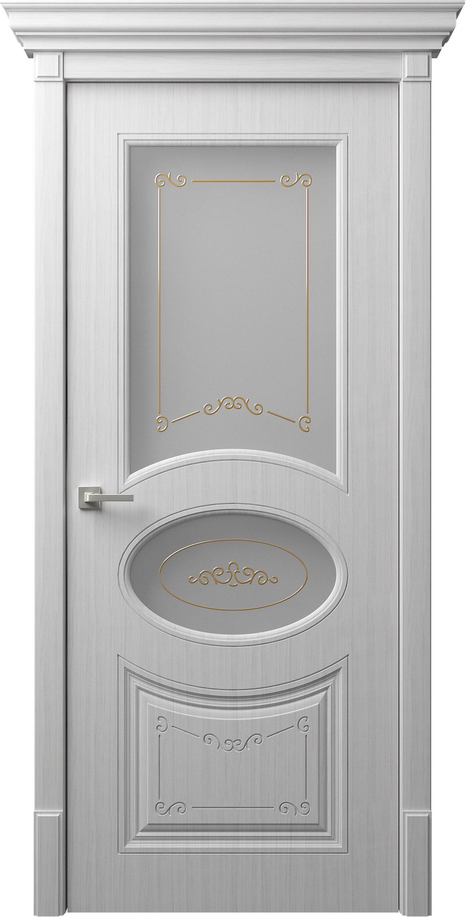Изысканные двери DOMINICA D15-2 от dreamDoors:  двери с объёмной фрезеровкой | Покрытие ПВХ/ЭМАЛЬ