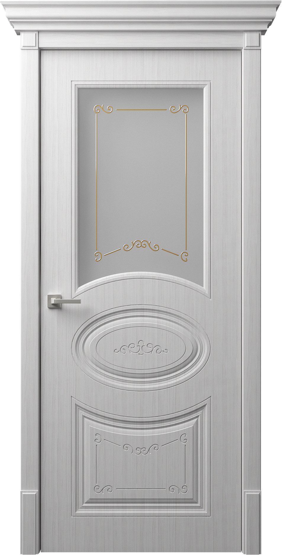 Изысканные двери DOMINICA D15-3 от dreamDoors:  двери с объёмной фрезеровкой | Покрытие ПВХ/ЭМАЛЬ