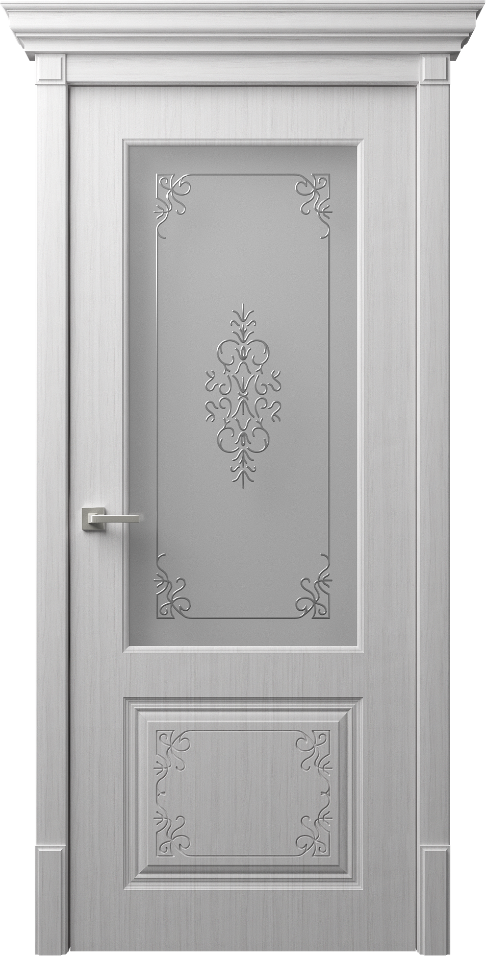Изысканные двери DOMINICA D16-2 от dreamDoors:  двери с объёмной фрезеровкой | Покрытие ПВХ/ЭМАЛЬ