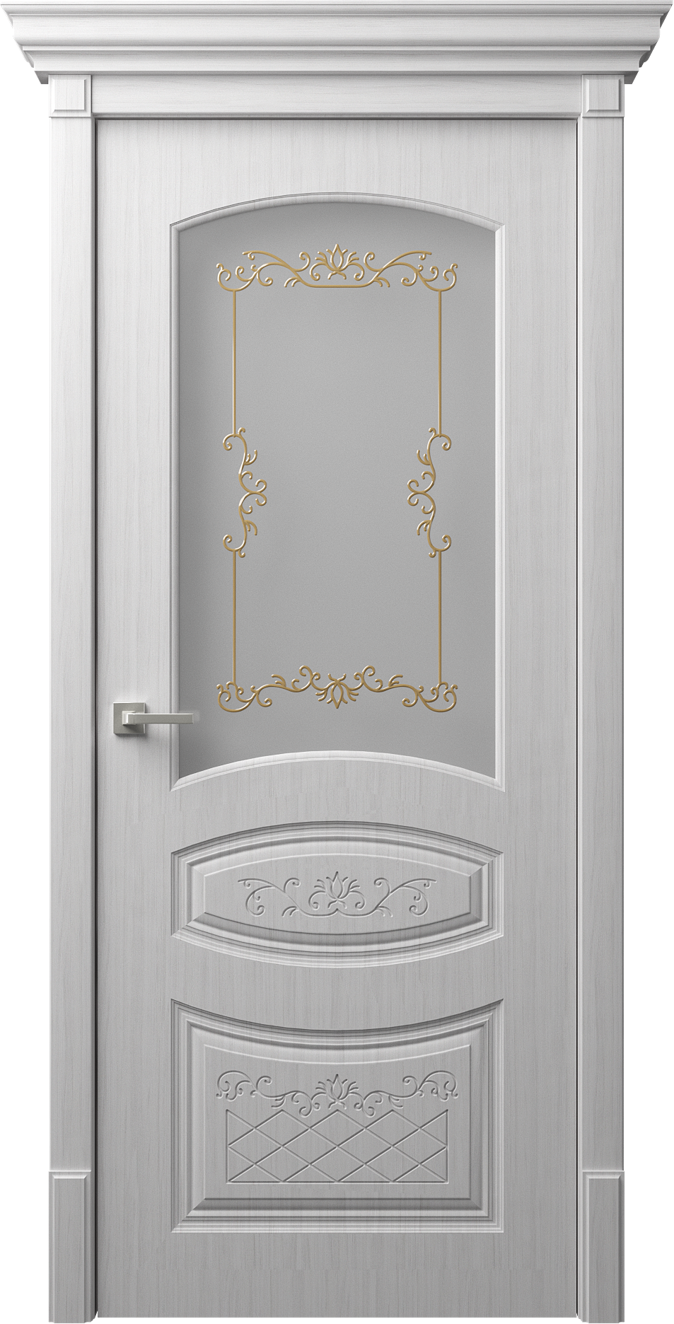Изысканные двери DOMINICA D17-3 от dreamDoors:  двери с объёмной фрезеровкой | Покрытие ПВХ/ЭМАЛЬ