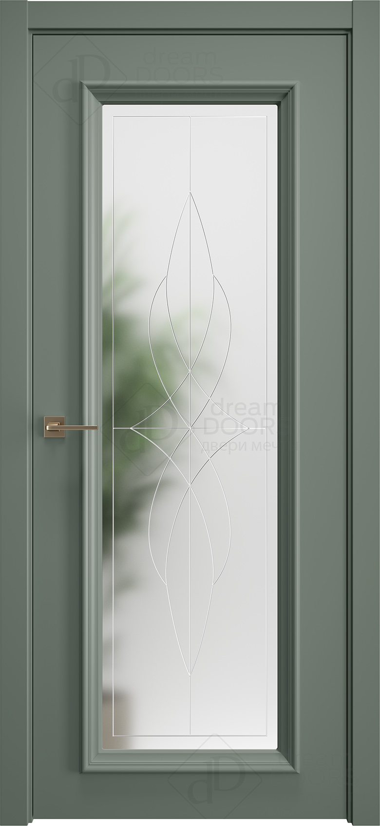 Двери с объёмным багетом TITUL: TL 2 от dreamDoors: | Покрытие ПВХ в ассортименте
