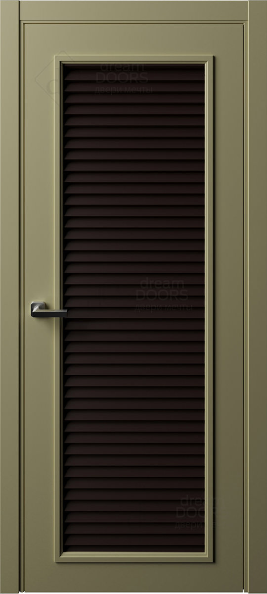 Межкомнатные ЖАЛЮЗИЙНЫЕ двери от dreamDoors | Жалюзийная 1 | Покрытие ПВХ/ЭМАЛЬ RAL/NCS