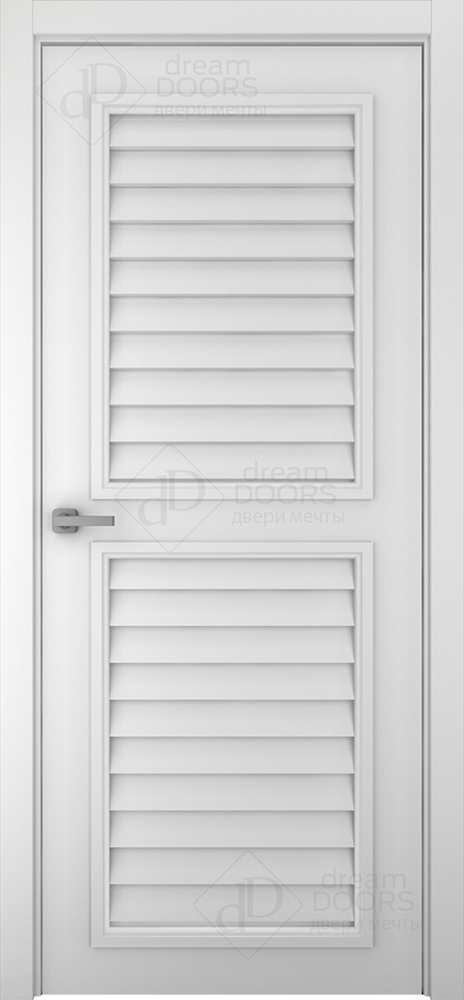Межкомнатные ЖАЛЮЗИЙНЫЕ двери от dreamDoors | Жалюзийная 7 | Покрытие ПВХ/ЭМАЛЬ RAL/NCS