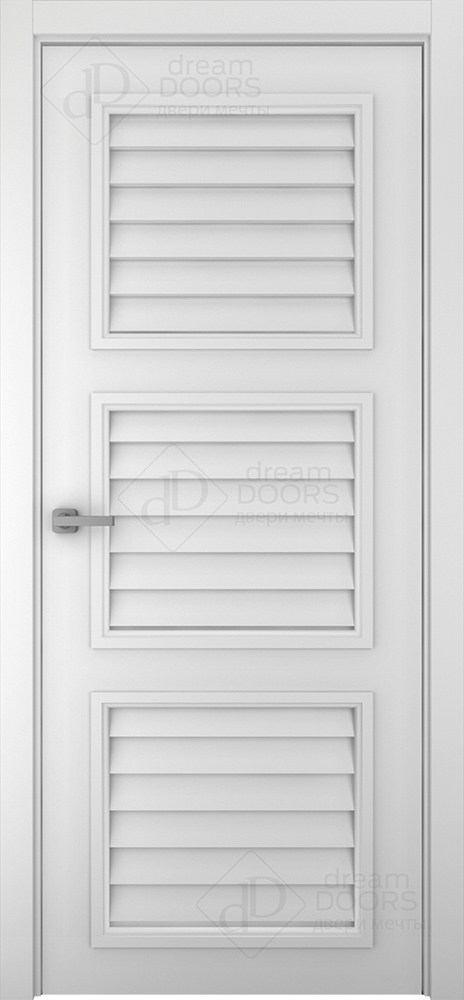 Межкомнатные ЖАЛЮЗИЙНЫЕ двери от dreamDoors | Жалюзийная 8 | Покрытие ПВХ/ЭМАЛЬ RAL/NCS